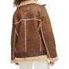 imageLevis Womens Faux Shearling MotoBrown