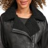 imageLevis Womens Faux Shearling MotoNew Black