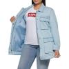 imageLevis Womens Midweight Cotton Belted Shirt JacketLight Wash Denim