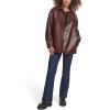 imageLevis womens Relaxed Fit Faux Leather BlazerOxblood Gloss