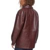 imageLevis womens Relaxed Fit Faux Leather BlazerOxblood Gloss