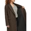 imageLevis womens Tea Length Double Breasted Blazer JacketMulti Houndstooth
