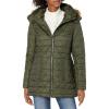 imageAndrew Marc Womens Cypress Quilted Polyfill Puffer CoatCrinkle Quilted Olive