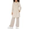 imageKENNETH COLE Womens Wool Coat Asymmetrical Classic Beige Small