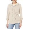 imageLevis Womens Midweight Cotton Belted Shirt JacketWhite