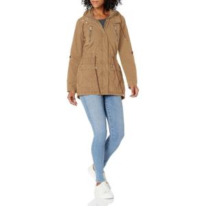 imageLevis Womens Cotton Hooded Anorak Jacket Standard ampamp Plus SizesDull Gold