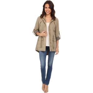 imageLevis Womens Cotton Hooded Anorak Jacket Standard ampamp Plus SizesKhaki