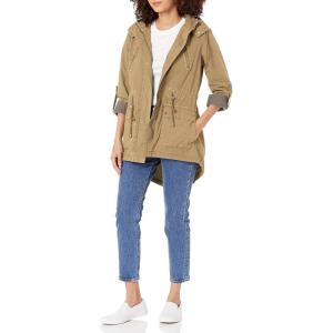 imageLevis Womens Cotton Hooded Anorak Jacket Standard ampamp Plus SizesLight Khaki