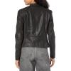 imageAndrew Marc Womens Slim Fitting Glenbrook Feather Leather JacketBlack