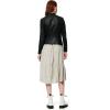 imageAndrew Marc Womens Slim Fitting Glenbrook Feather Leather JacketBlack