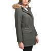 imageLevis Womens Sherpa Lined MidLength Performance Park Jacket with Faux Fur CollarArmy GreenSherpa Lining