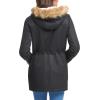 imageLevis Womens Sherpa Lined MidLength Performance Park Jacket with Faux Fur CollarBlack