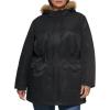 imageLevis Womens Sherpa Lined MidLength Performance Park Jacket with Faux Fur CollarBlackSherpa Lining
