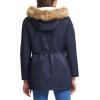 imageLevis Womens Sherpa Lined MidLength Performance Park Jacket with Faux Fur CollarNavySherpa Lining