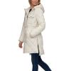 imageLevis Womens Soft Sherpa Lined Diamond Quilted Long Parka JacketCream