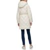 imageLevis Womens Soft Sherpa Lined Diamond Quilted Long Parka JacketCream