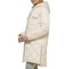 imageLevis Womens Soft Sherpa Lined Diamond Quilted Long Parka JacketCrme Brulee