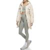 imageLevis Womens Soft Sherpa Lined Diamond Quilted Long Parka JacketCrme Brulee