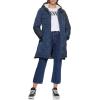 imageLevis Womens Soft Sherpa Lined Diamond Quilted Long Parka JacketNavy