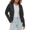 imageLevis Womens The Classic Faux Leather Motorcycle Jacket Regular ampamp Plus SizeBlack