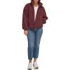 imageLevis womens Zip Up Sherpa Teddy Jacket Standard ampamp Plus SizesDark Chocolate