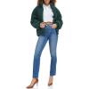 imageLevis womens Zip Up Sherpa Teddy Jacket Standard ampamp Plus SizesDarkest Spruce