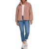 imageLevis womens Zip Up Sherpa Teddy Jacket Standard ampamp Plus SizesMauve