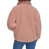 imageLevis womens Zip Up Sherpa Teddy Jacket Standard ampamp Plus SizesMauve