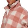 imageLevis womens Zip Up Sherpa Teddy Jacket Standard ampamp Plus SizesPink Plaid