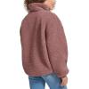 imageLevis womens Zip Up Sherpa Teddy Jacket Standard ampamp Plus SizesRose Taupe