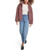 imageLevis womens Zip Up Sherpa Teddy Jacket Standard ampamp Plus SizesRose Taupe