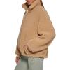 imageLevis womens Zip Up Sherpa Teddy Jacket Standard ampamp Plus SizesSesame