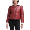 Rhubarb Red Faux Leather
