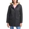 imageLevis Womens Sherpa Lined MidLength Performance Park Jacket with Faux Fur CollarBlack