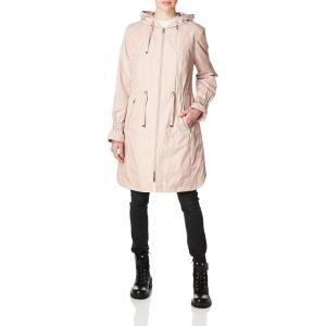 imageCole Haan Womens Hooded Anorak Rain CoatCanyon Rose