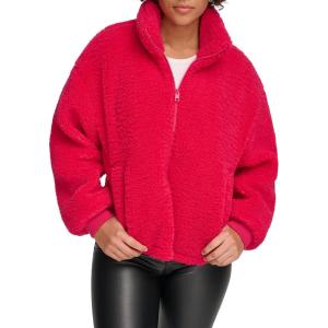 imageLevis womens Zip Up Sherpa Teddy Jacket Standard ampamp Plus SizesFuchsia