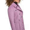 imageKenneth Cole Womens Military Wool Blend OvercoatMauve