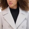 imageKenneth Cole Womens Military Wool Blend OvercoatPlatinum