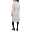 imageKenneth Cole Womens Military Wool Blend OvercoatPlatinum