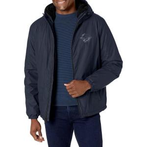 imageDockers Mens Sherpa Lined Waterproof Stretch Rain JacketNavy