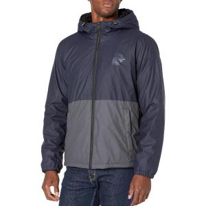 imageDockers Mens Sherpa Lined Waterproof Stretch Rain JacketNavyCharcoal
