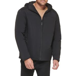 imageTommy Hilfiger Mens Stretch Performance Filled Rain JacketBlack