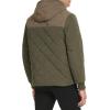 imageKenneth Cole Mens Quilted JacketRib Knit Olive