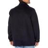 imageCole Haan Mens Double Bib Collar Wool Field CoatNavy