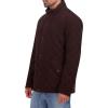 imageCole Haan Mens Stand Collar Quilted JacketChocolate