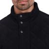 imageCole Haan Mens Stand Collar Quilted JacketCorduroy Black
