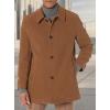 imageCole Haan mens Full Zip Wool Plush Car CoatCamel