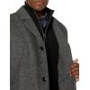 imageCole Haan mens Modern Wool Twill Top Coat With Removable Merino Knit BibMelange Graphite