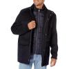 imageCole Haan Mens Double Bib Collar Wool Field CoatNavy