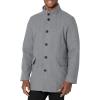 imageCole Haan Mens Shirt Collar Wool JacketGrey